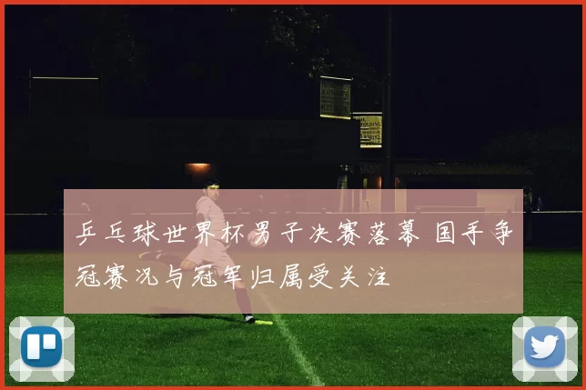 乒乓球世界杯男子决赛落幕 国手争冠赛况与冠军归属受关注