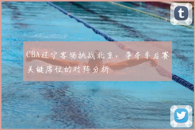 CBA辽宁客场挑战北京，争夺季后赛关键席位的对阵分析