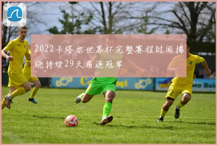 2022卡塔尔世界杯完整赛程时间揭晓持续29天角逐冠军